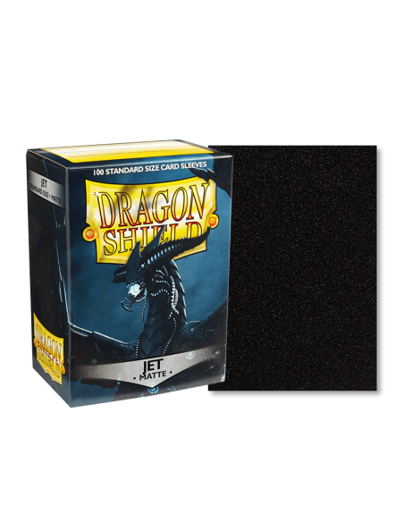 Dragon Shield - Standard Sleeves - Matte Jet (x100)