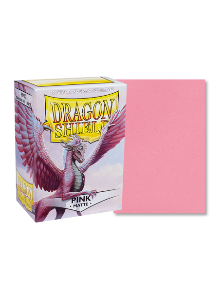 Dragon Shield - Standard Sleeves - Matte Pink (x100)