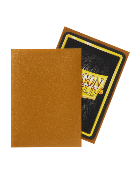 Dragon Shield - Standard Sleeves - Matte Gold (x100)