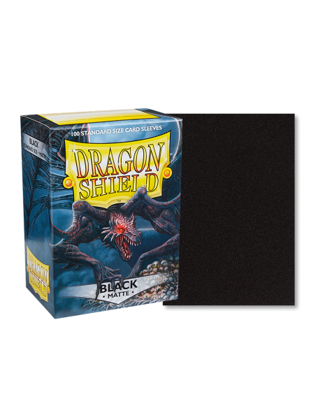 Dragon Shield - Standard Sleeves - Matte Black (x100)