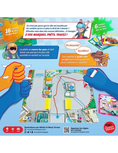 Turbo Kidz - Jeux enfants - Jeux 7 ans - dos de la boîte