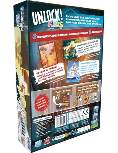 Unlock! Kids : Histoires de Légendes - Jeux enfants - Jeux 6 ans - dos de la boîte