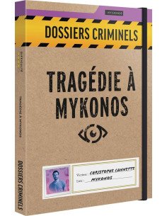 Dossiers Criminels : Tragédie à Mykonos - Jeux de société - Jeux d'Enquêtes - cover - couverture - boîte