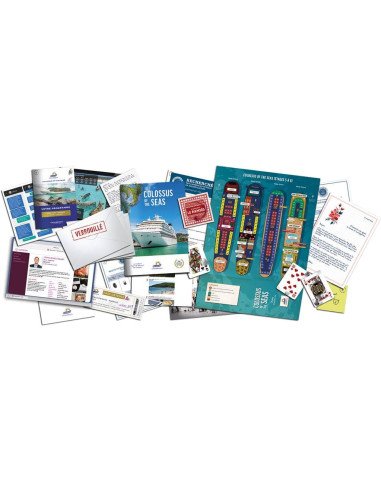 Dossiers Criminels : Disparition aux Caraïbes - Jeux de société - Jeux d'Enquêtes - contenu - matériel - visuel