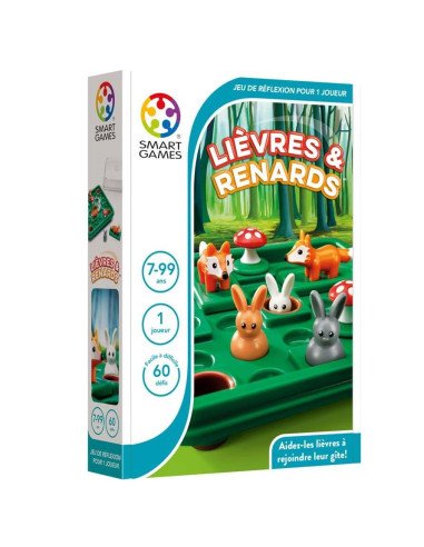 Lièvres & Renards - Logique et Puzzles - Smart Games - cover - couverture - boîte