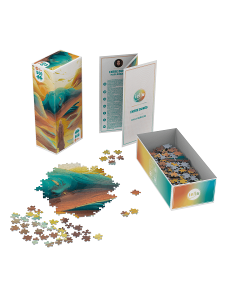 Puzzle UNIVERSE - 500p : Entre Dunes - cover - couverture - boîte - contenu - matériel - visuel Puzzle UNIVERSE - 500p : Entre Dunes - cover - couverture - boîte - contenu - matériel - visuel