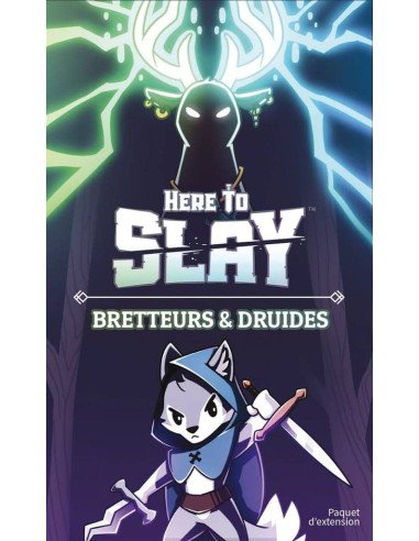 Here To Slay : Bretteurs et Druides (Ext) - Jeux de société - Jeux Familiaux - cover - couverture - boîte
