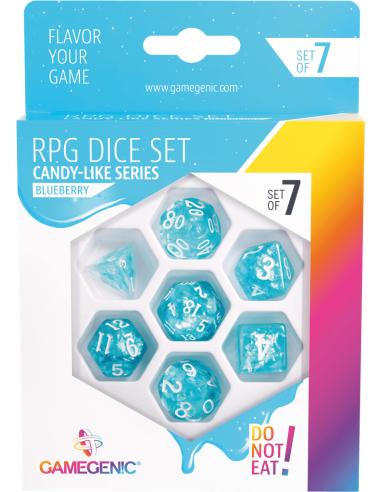 Candy-like Series -Blueberry- Set de 7 Dés