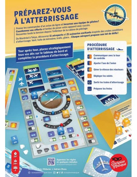 Sky Team - Jeux de société - Jeux 2 Joueurs - dos de la boîte