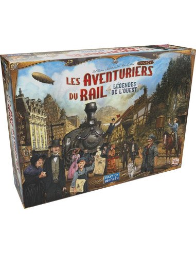Aventurier du Rail : Legacy - Jeux de société - Jeux Familiaux - cover - couverture - boîte