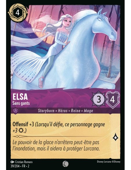 S2 - 039/204 - Elsa : Sans gants - Disney Lorcana - Série 2