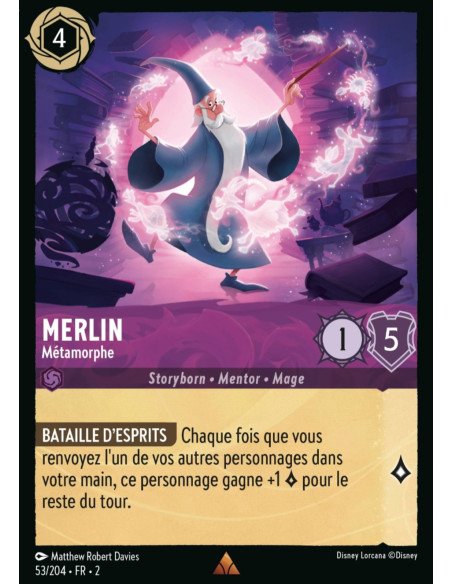 S2 - 053/204 - Merlin : Métamorphe - Disney Lorcana - Série 2