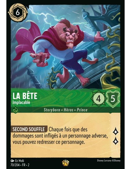 S2 - 070/204 - La Bête : Implacable - Disney Lorcana - Série 2