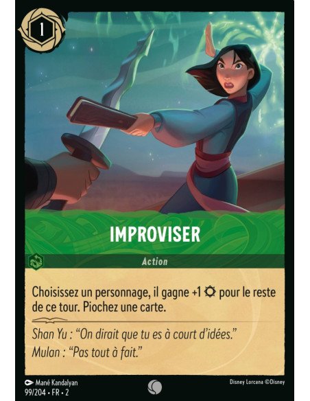 S2 - 099/204 - Improviser - Disney Lorcana - Série 2