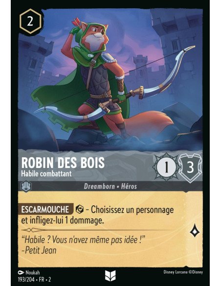 S2 - 193/204 - Robin des Bois : Habile combatant - Disney Lorcana - Série 2