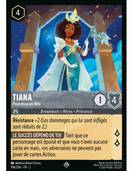S2 - 196/204 - Tiana : Princesse en fête - Disney Lorcana - Série 2