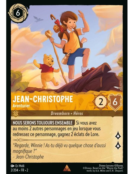 S2 - 002/204 - Jean-Christophe : Aventurier - Disney Lorcana - Série 2
