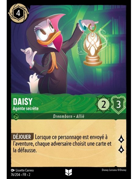 S2 - 076/204 - Daisy : Agente secrète - Disney Lorcana - Série 2