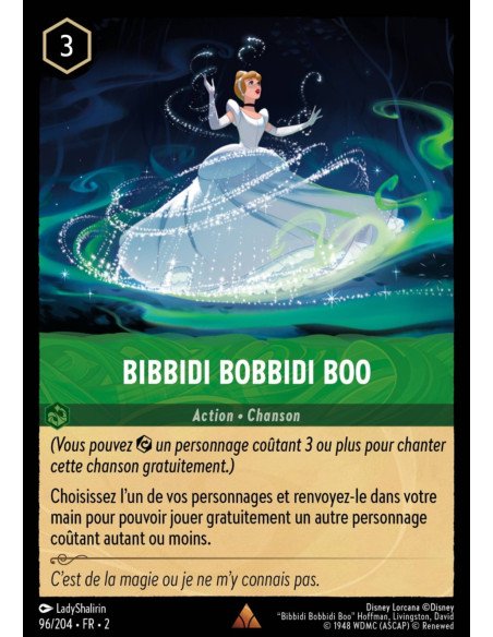 S2 - 096/204 - Bibbidi Bobbidi Boo - Disney Lorcana - Série 2