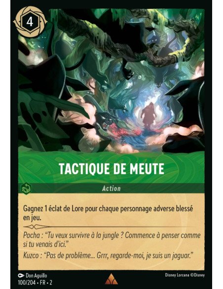 S2 - 100/204 - Tactique de meute - Disney Lorcana - Série 2
