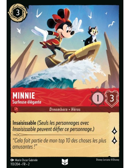 S2 - 113/204 - Minnie : Surfeuse élégante - Disney Lorcana - Série 2