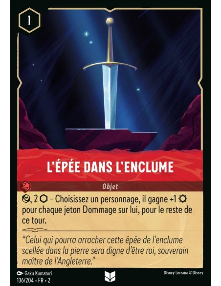 S2 - 136/204 - L'épée dans l'enclume