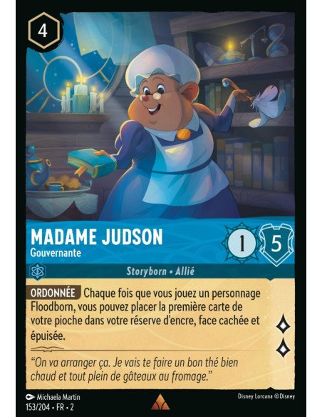 S2 - 153/204 - Madame Judson : Gouvernante - Disney Lorcana - Série 2