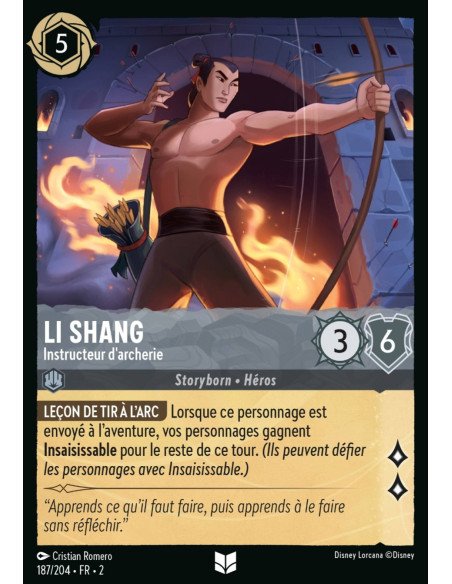 S2 - 187/204 - Li Shang : Instructeur d'archerie