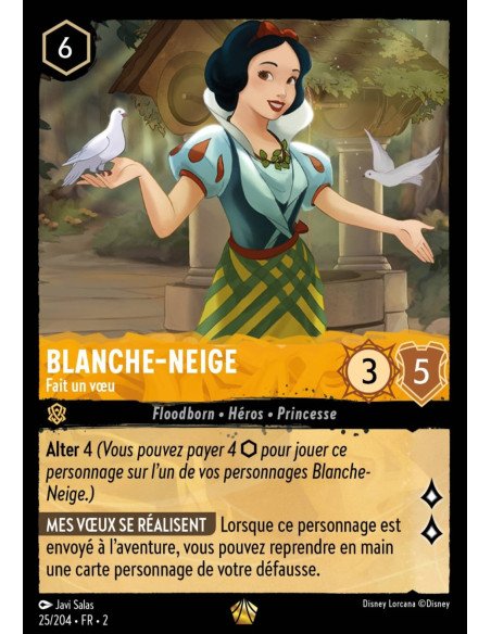 S2 - 025/204 - Blanche-Neige : Fait un vœu - Disney Lorcana - Série 2