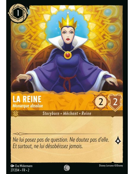S2 - 027/204 - La Reine : Monarque absolue - Disney Lorcana - Série 2