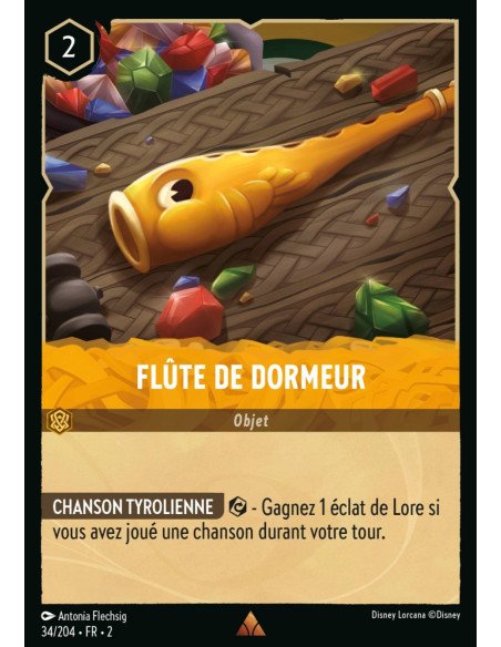 S2 - 034/204 - Flûte de Dormeur - Disney Lorcana - Série 2