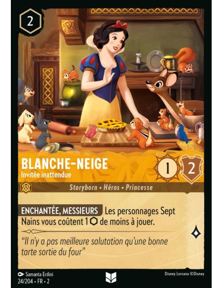S2 - 024/204 - Blanche-Neige : Invitée inattendue - Disney Lorcana - Série 2