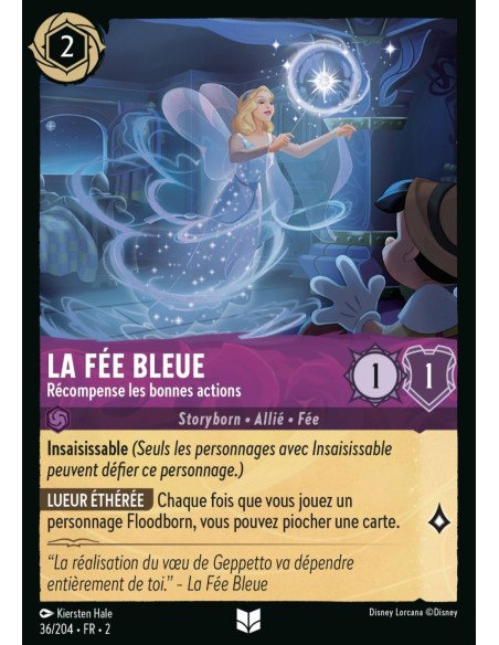 S2 - 036/204 - La Fée Bleue : Récompense les bonnes actions - Disney Lorcana - Série 2