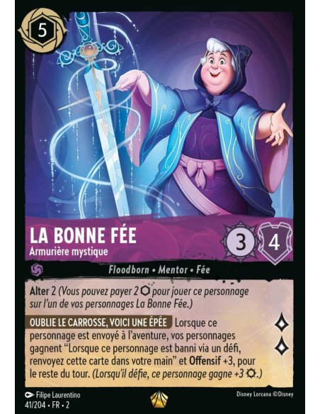 S2 - 041/204 - La Bonne Fée : Armurière mystique - Disney Lorcana - Série 2