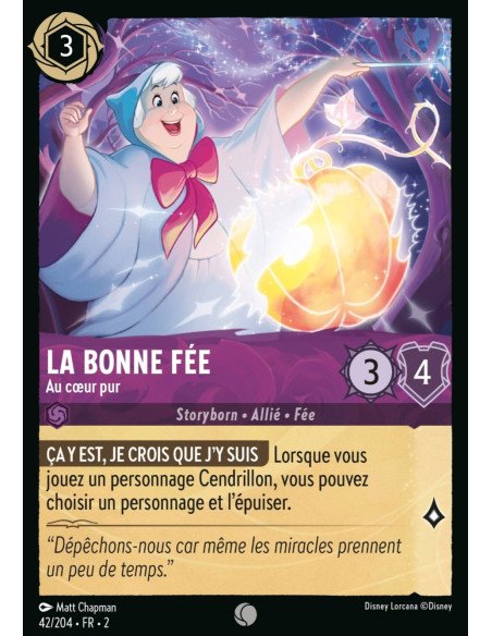 S2 - 042/204 - La Bonne Fée : Au cœur pur - Disney Lorcana - Série 2