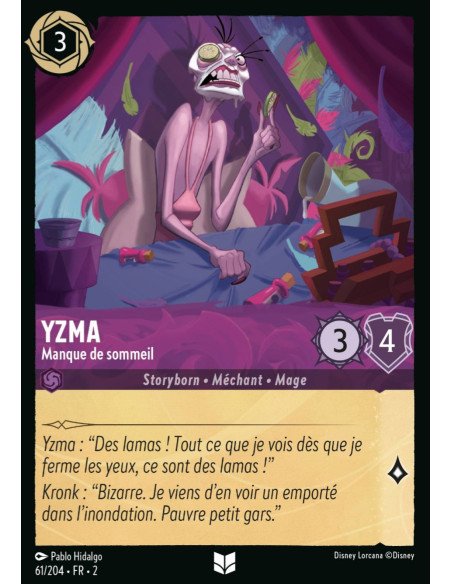 S2 - 061/204 - Yzma : Manque de sommeil - Disney Lorcana - Série 2