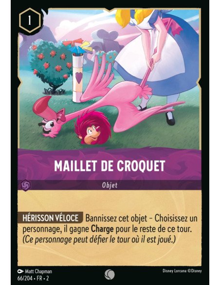 S2 - 066/204 - Maillet de croquet - Disney Lorcana - Série 2