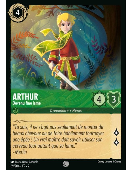S2 - 069/204 - Arthur : Devenu fine lame - Disney Lorcana - Série 2