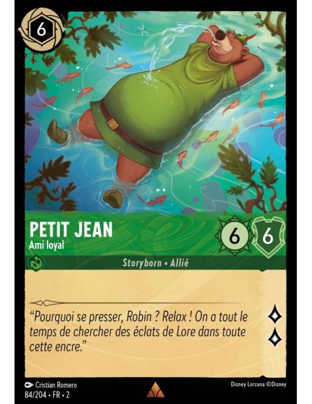 S2 - 084/204 - Petit Jean : Ami loyal - Disney Lorcana - Série 2