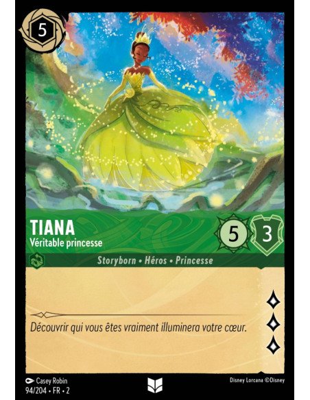 S2 - 094/204 - Tiana : Véritable princesse - Disney Lorcana - Série 2