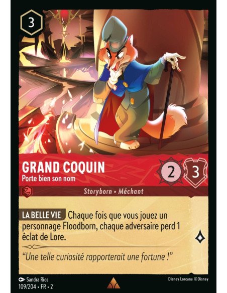 S2 - 109/204 - Grand Coquin : Porte bien son nom - Disney Lorcana - Série 2