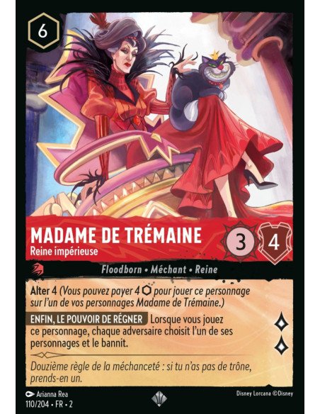 S2 - 110/204 - Madame de Trémaine : Reine impérieuse - Disney Lorcana - Série 2