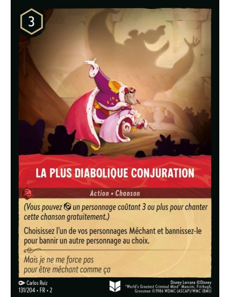 S2 - 131/204 - La plus diabolique conjuration - Disney Lorcana - Série 2
