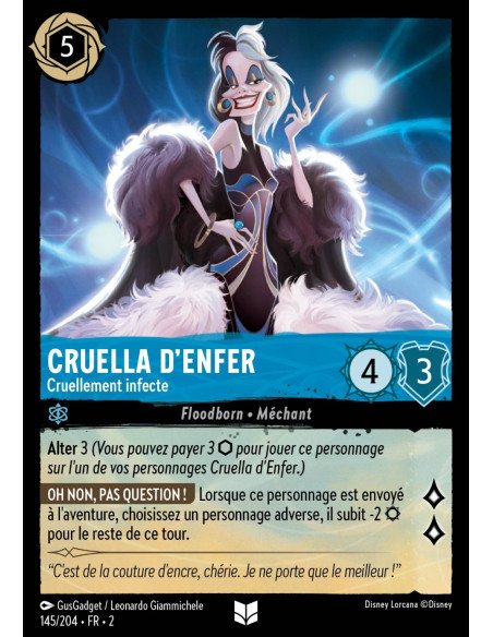 S2 - 145/204 - Cruella D'Enfer : Cruellement infecte