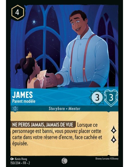 S2 - 150/204 - James : Parent modèle - Disney Lorcana - Série 2