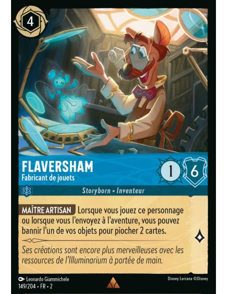 S2 - 149/204 - Flaversham : Fabricant de jouets - Disney Lorcana - Série 2