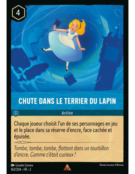 S2 - 162/204 - Chute dans le terrier du lapin - Disney Lorcana - Série 2