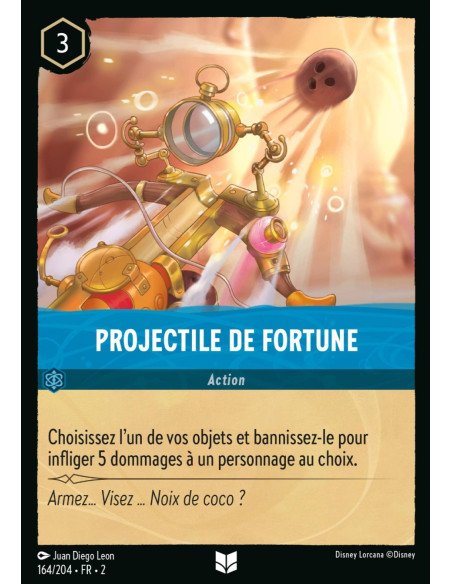 S2 - 164/204 - Projectile de fortune - Disney Lorcana - Série 2