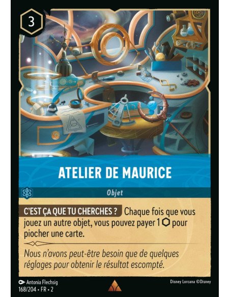 S2 - 168/204 - Atelier de Maurice - Disney Lorcana - Série 2