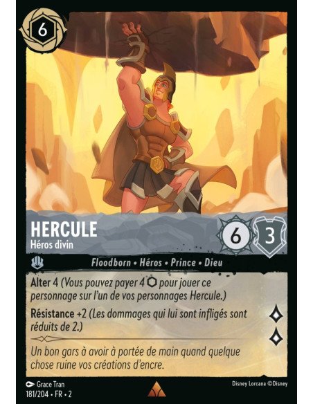 S2 - 181/204 - Hercule : Héros divin - Disney Lorcana - Série 2